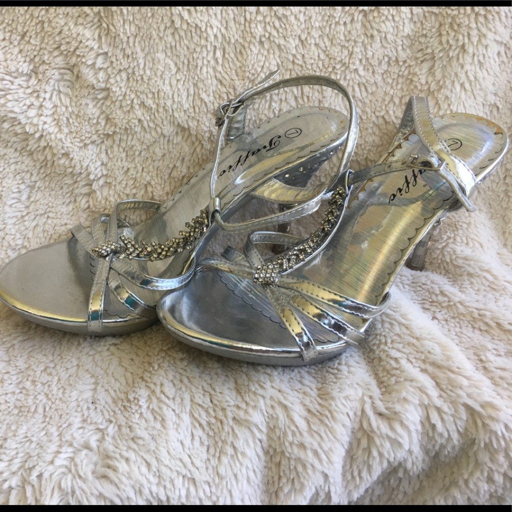 Silver heels